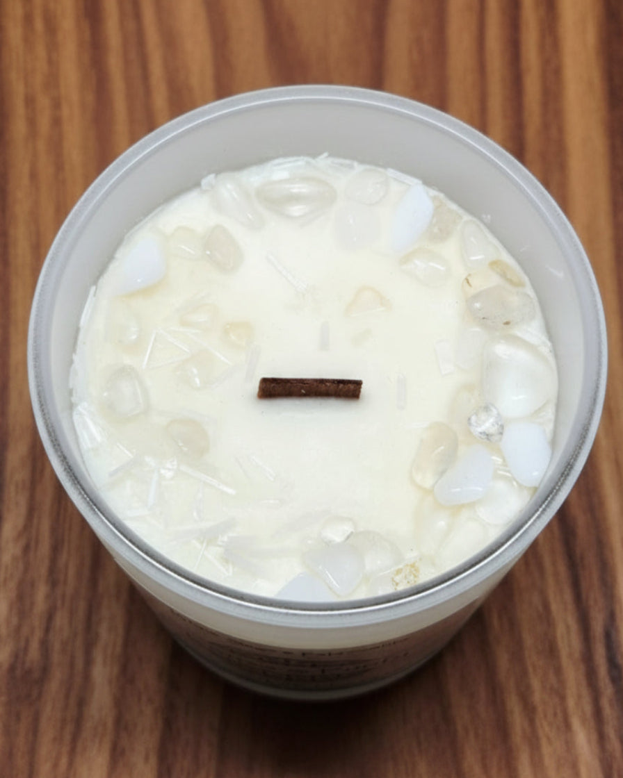 Cleanse & Purify Crystal Chip Intention Candle