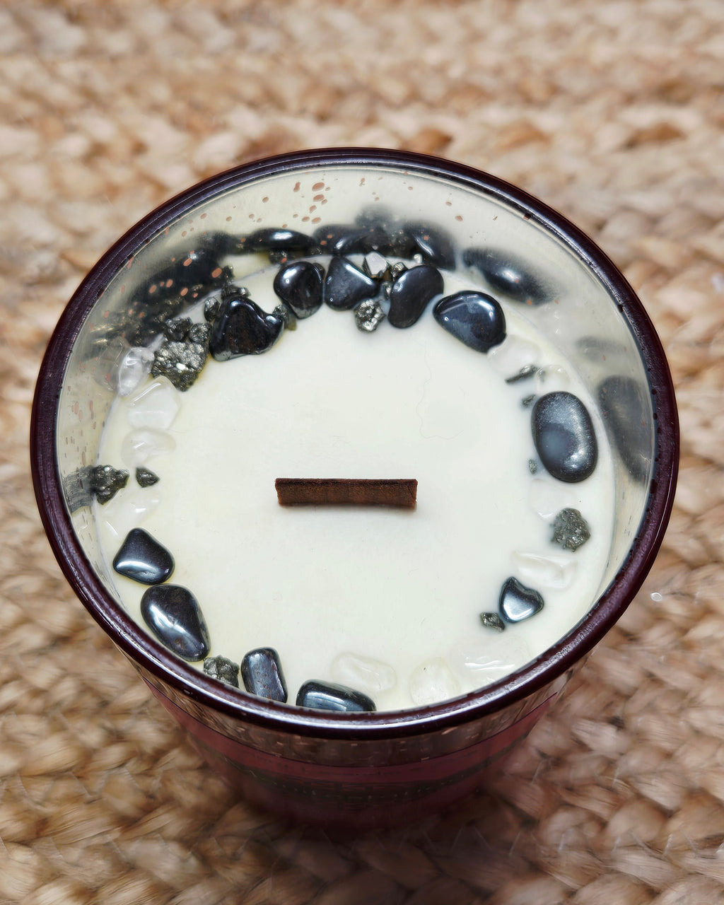 Manifestation Crystal Intention Candle
