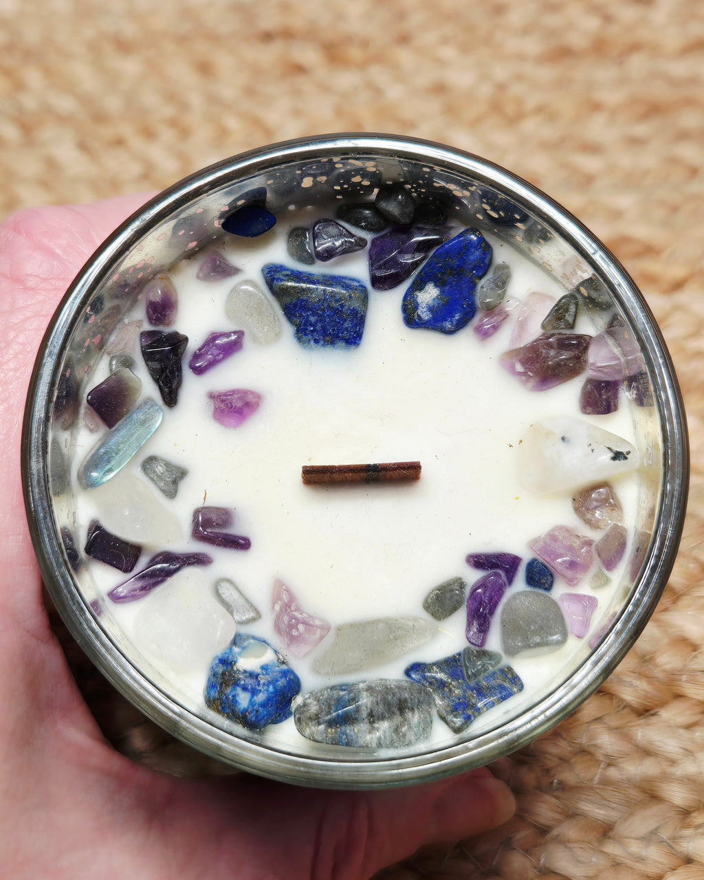 Psychic Connection Crystal Intention Candle