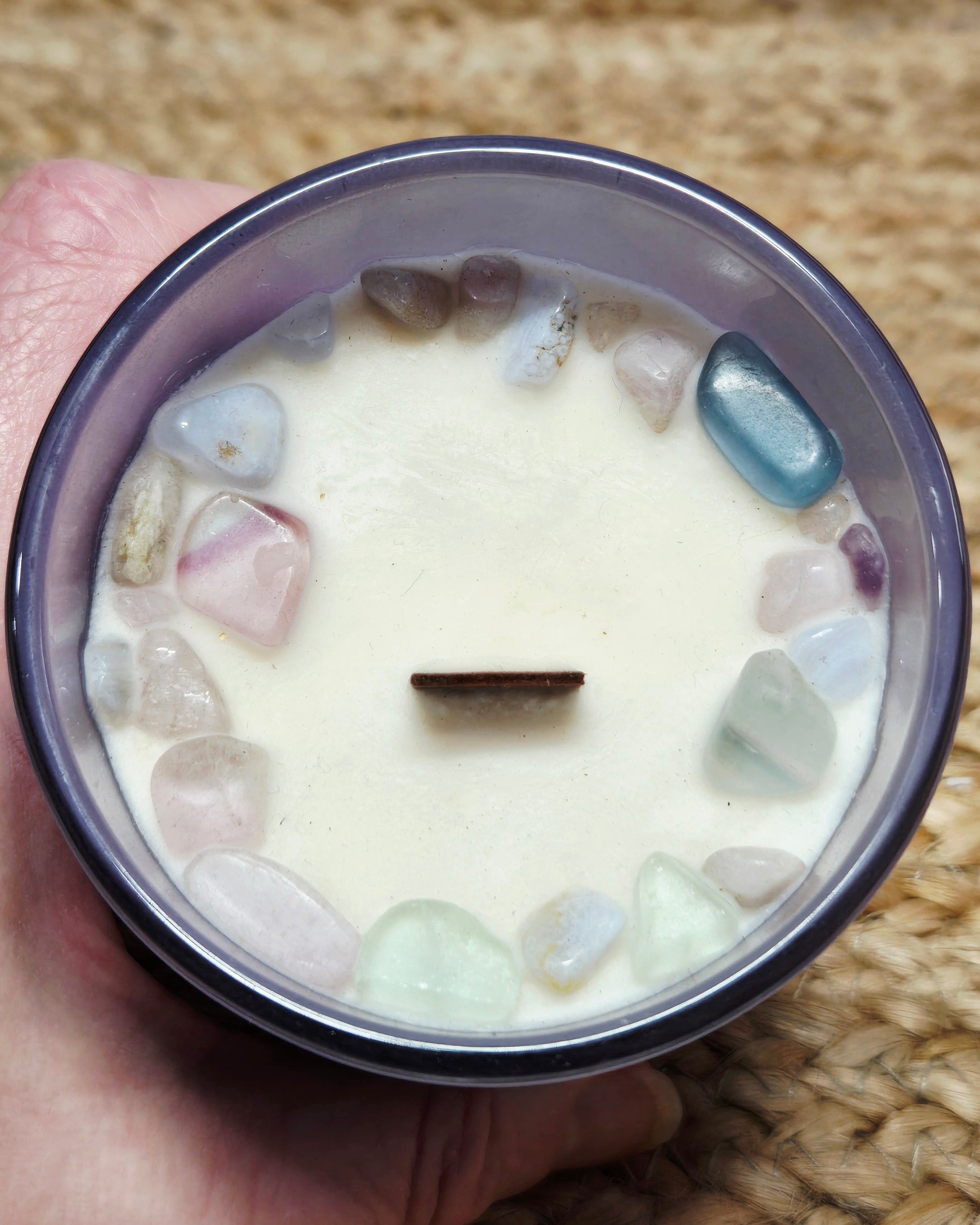 Emotional Well-Being Crystal Intention Candle