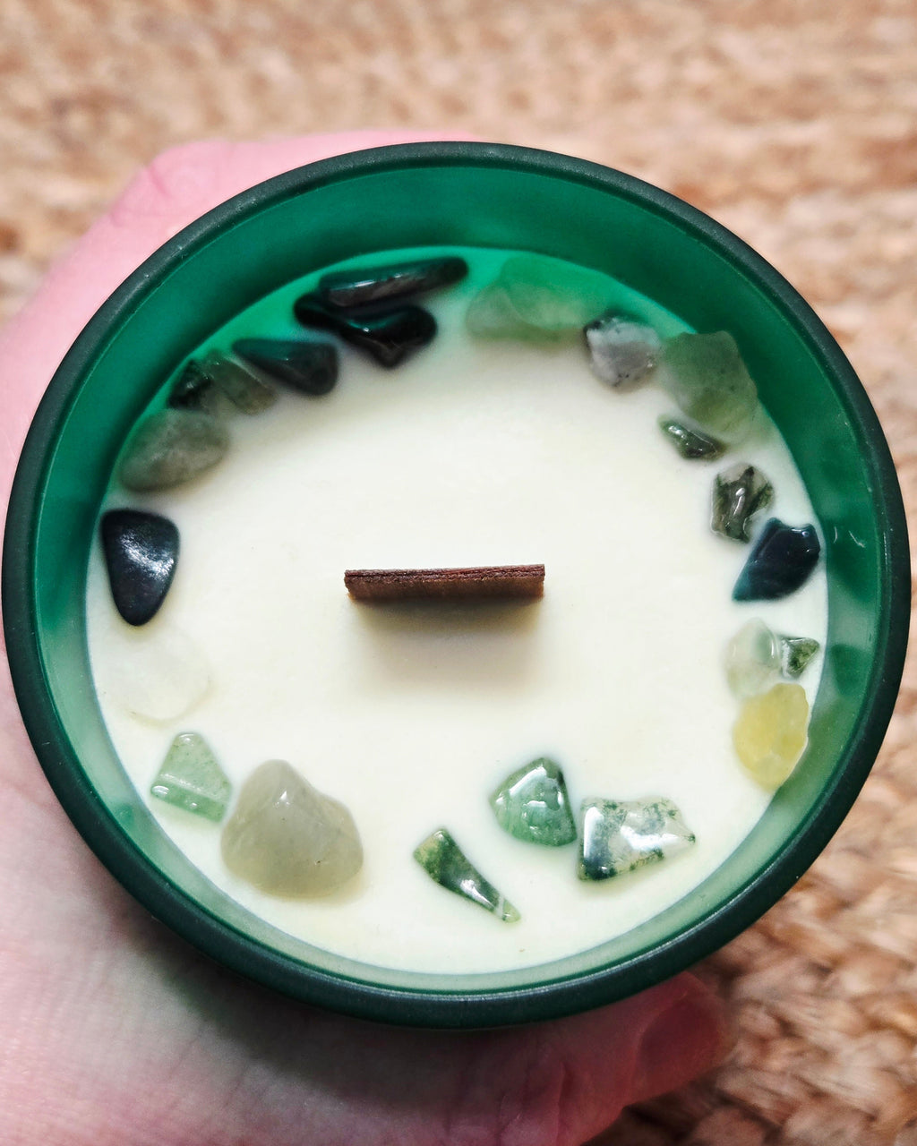 Health & Wellness Crystal Intention Candle