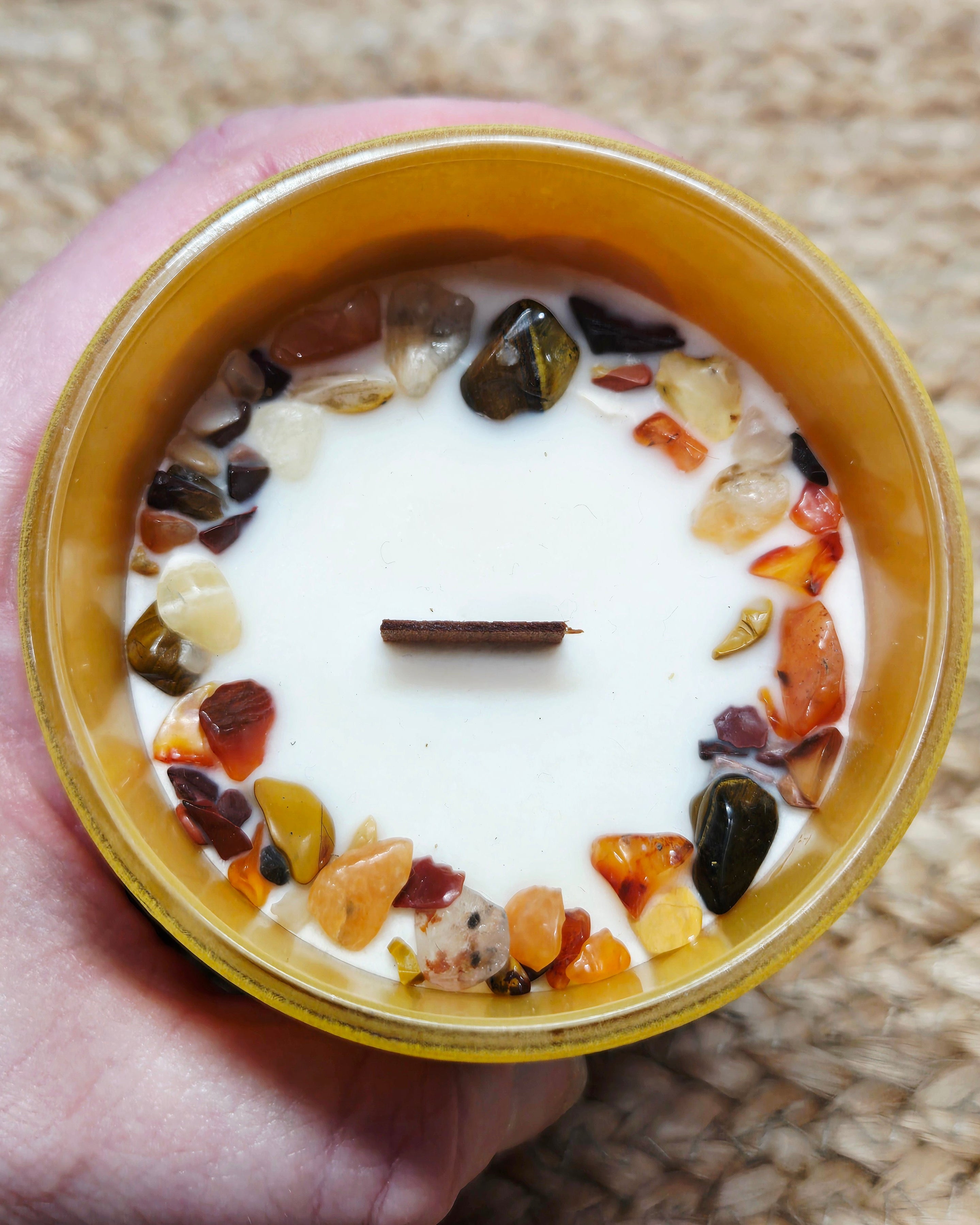 Courage & Strength Crystal Intention Candle