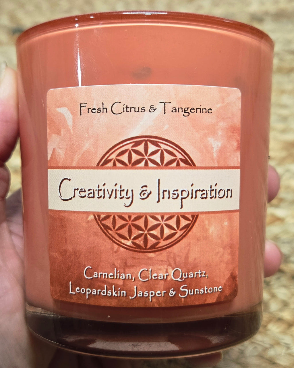 Creativity & Inspiration Crystal Intention Candle