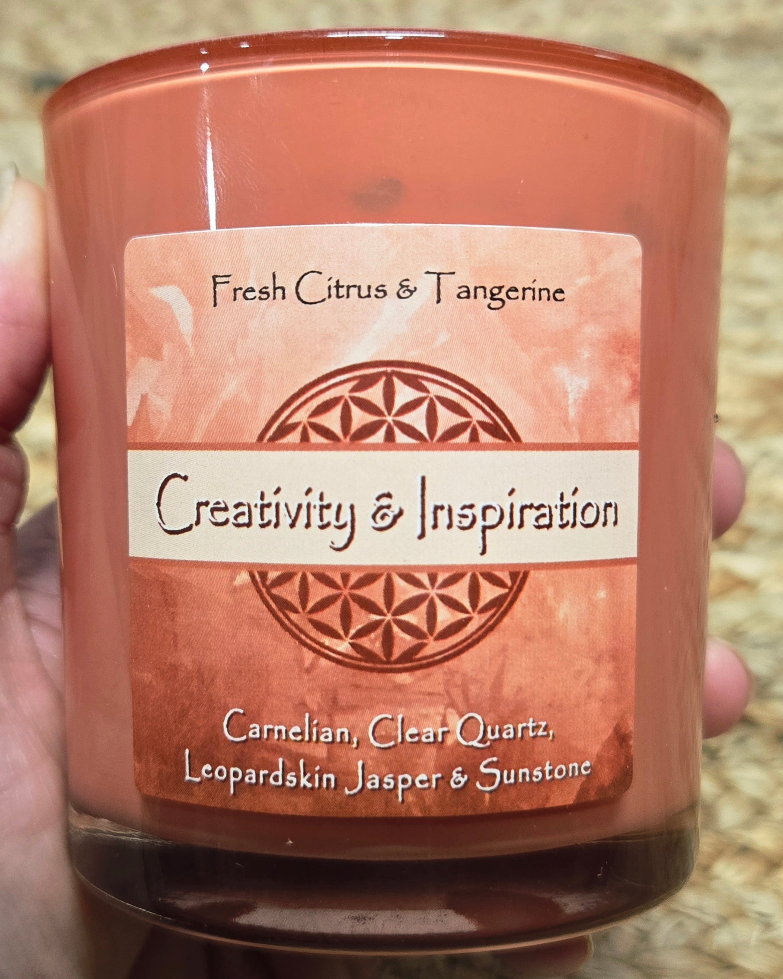 Creativity & Inspiration Crystal Intention Candle