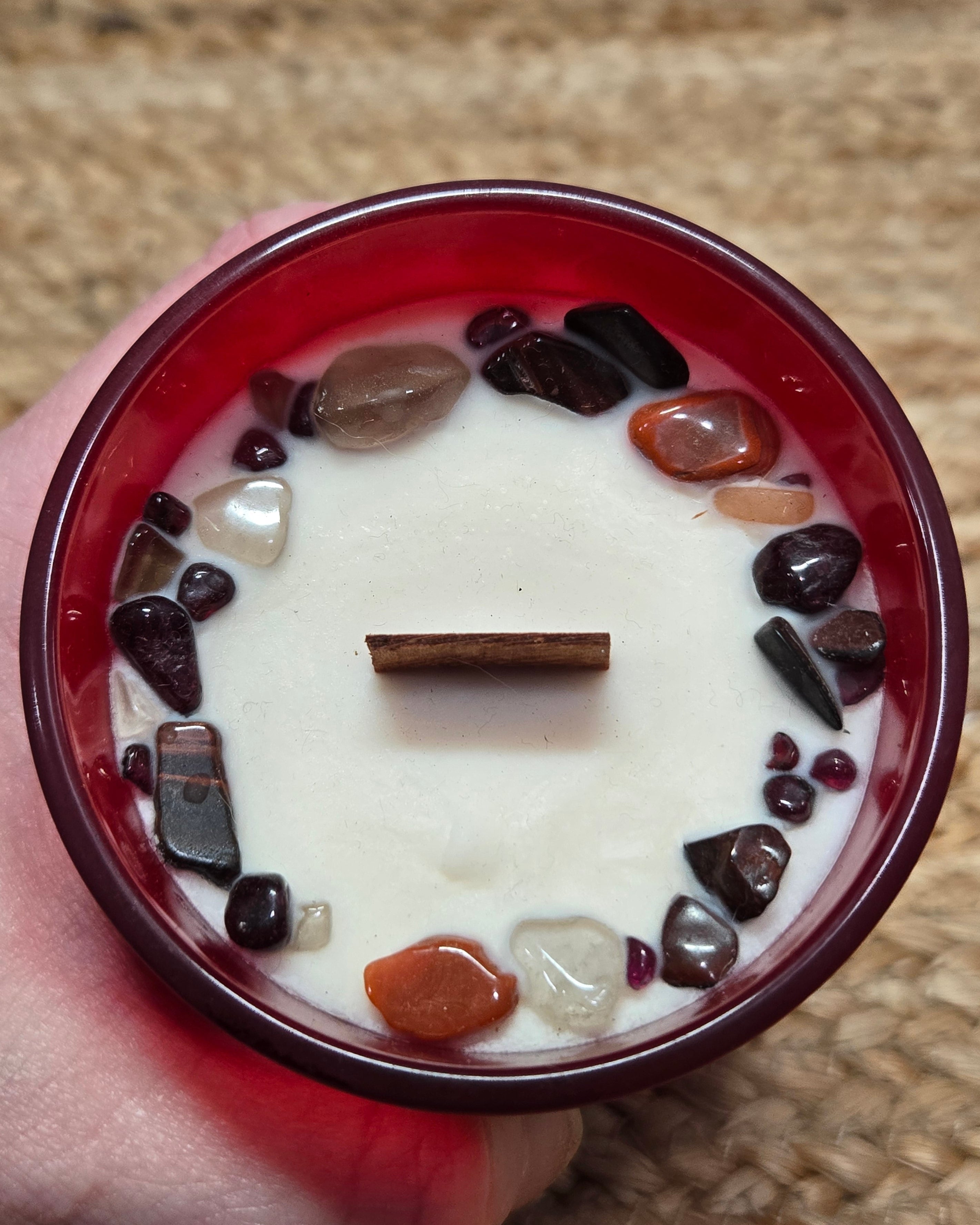 Passion & Sexuality Crystal Intention Candle