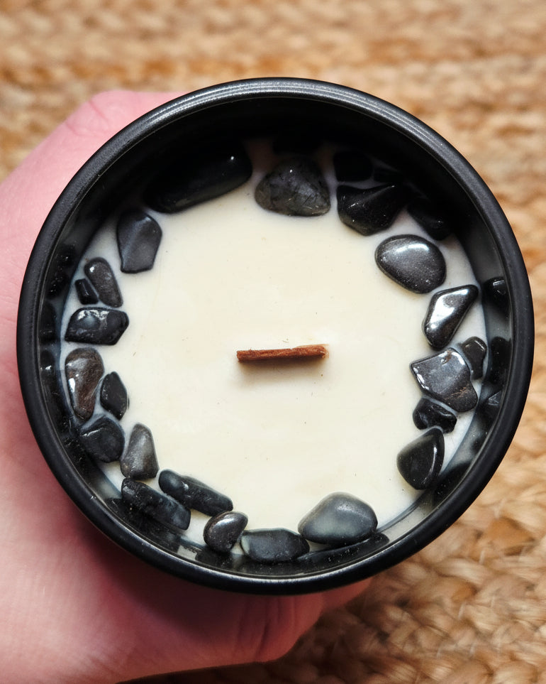 Protection Crystal Intention Candle