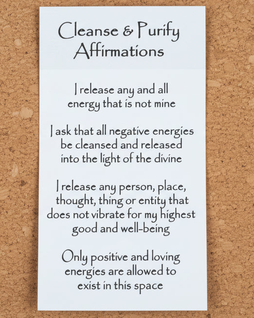 Cleanse & Purify Crystal Intention Candle