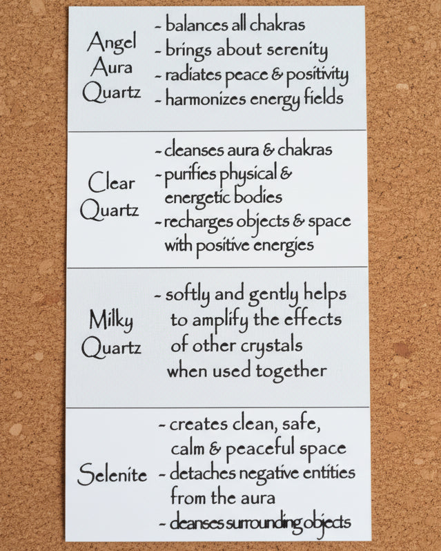 Cleanse & Purify Crystal Chip Intention Candle