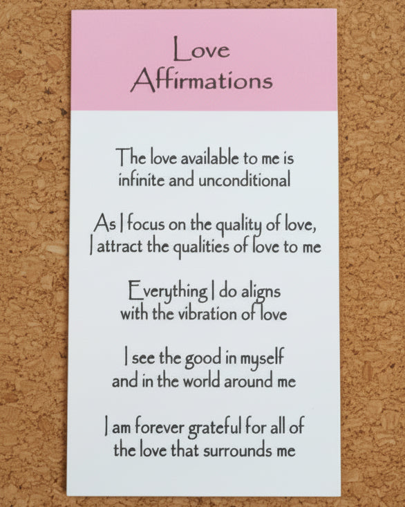 Love Crystal Intention Candle