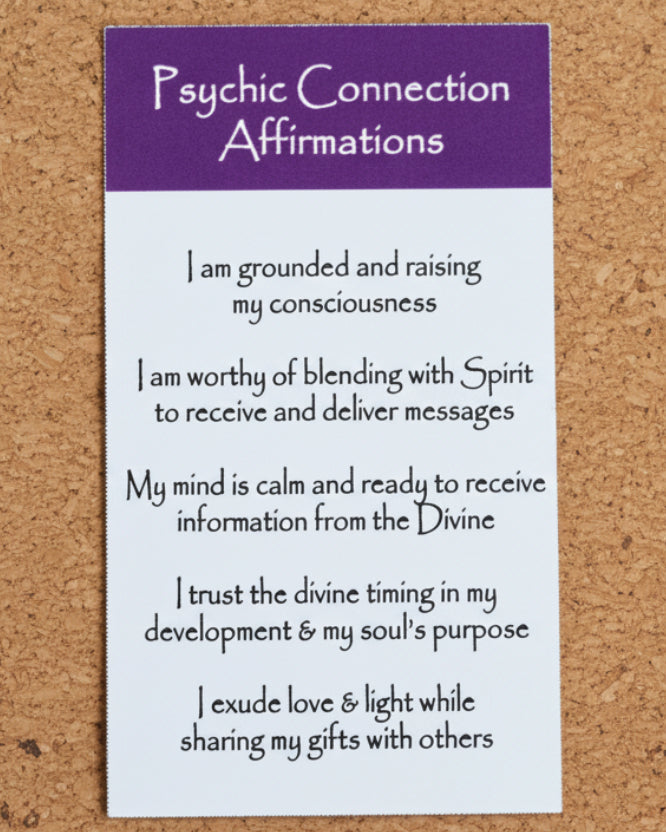 Psychic Connection Crystal Intention Candle