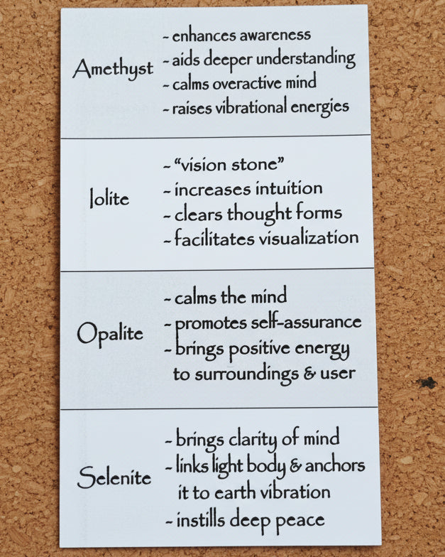 Meditation Crystal Intention Candle