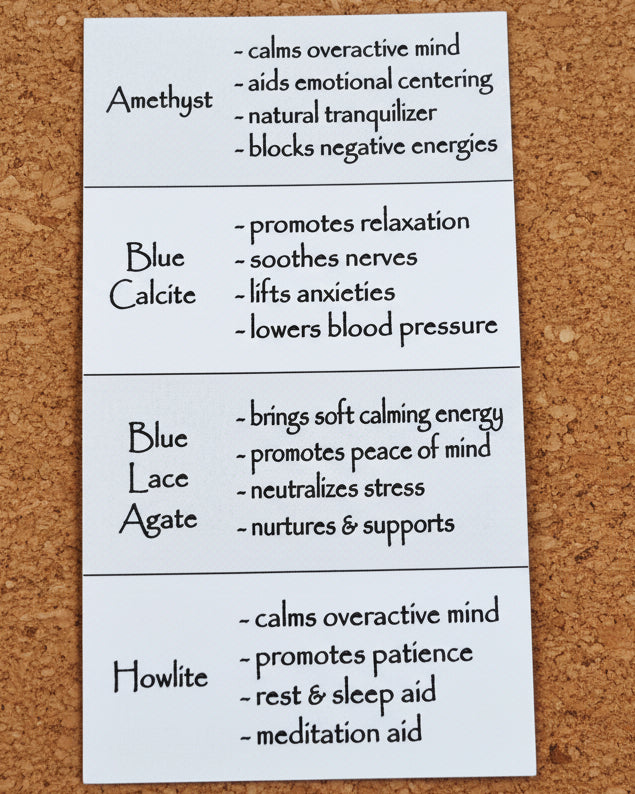 Calm & Relaxed Crystal Intention Candle