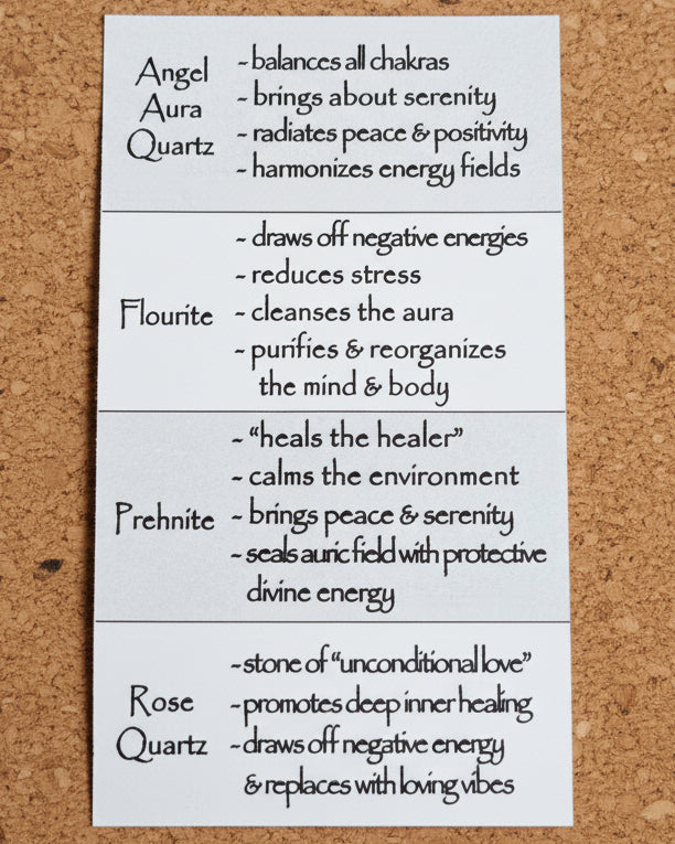 Empath and Healers Aid Crystal Intention Candle