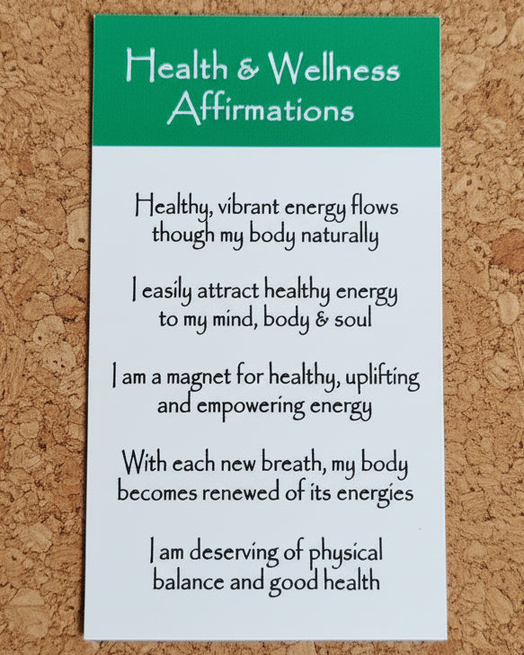 Health & Wellness Crystal Intention Candle