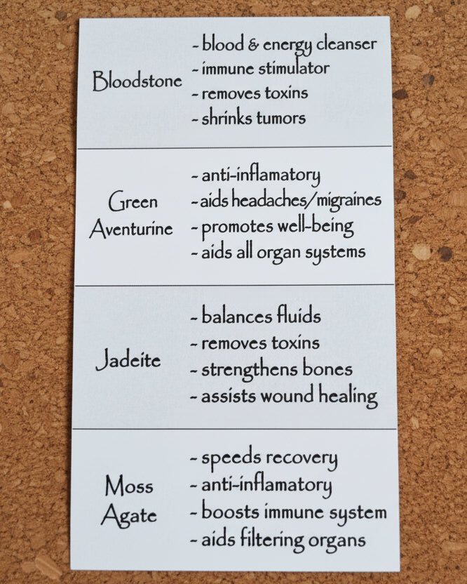 Health & Wellness Crystal Intention Candle