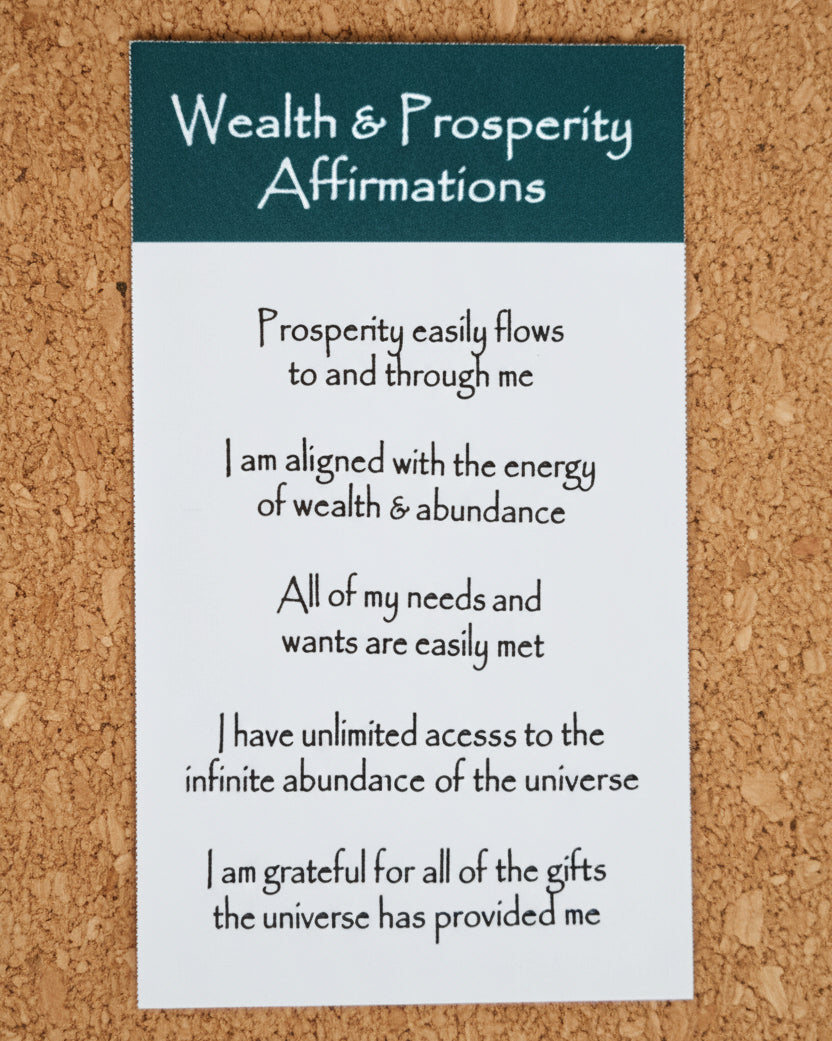 Wealth & Prosperity Crystal Intention Candle