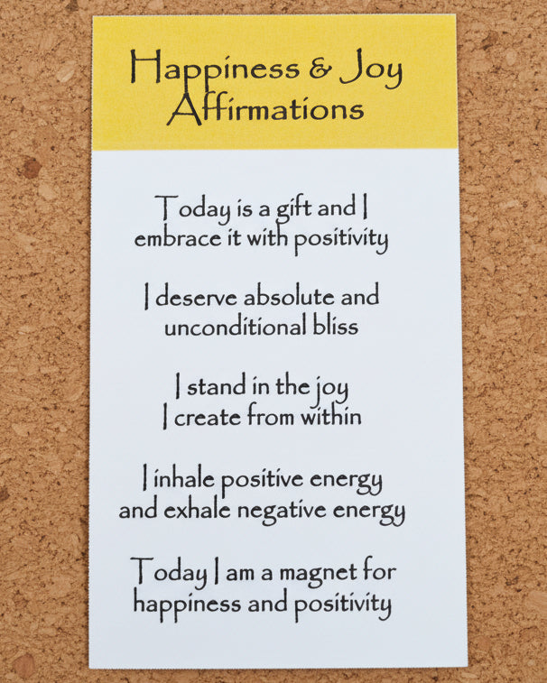 Happiness & Joy Crystal Intention Candle