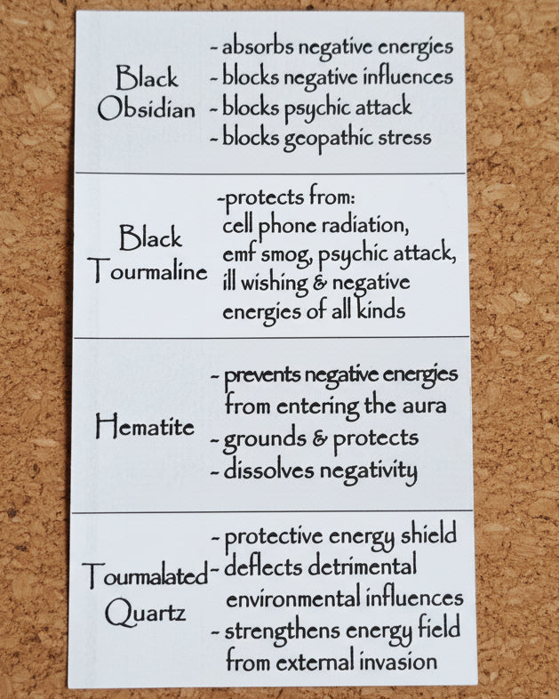 Protection Crystal Intention Candle