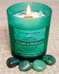 Health & Wellness Crystal Intention Candle