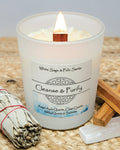 Cleanse & Purify Crystal Intention Candle
