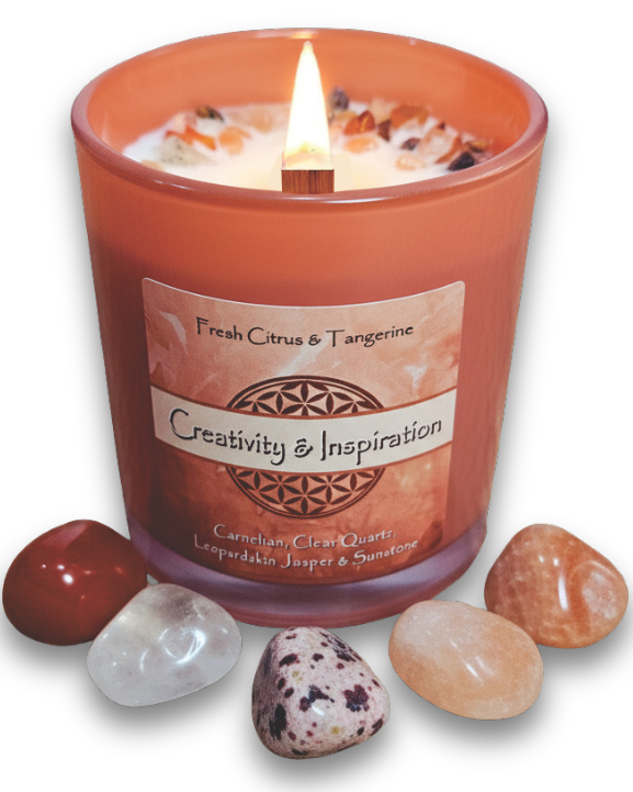 Creativity & Inspiration Crystal Intention Candle