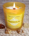 Happiness & Joy Crystal Intention Candle